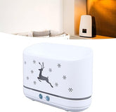 300ml Flame Aroma Diffuser, Ultrasonic USB Humidifier with Ambient Light for Home Use