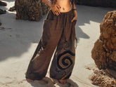 Harem pants men women Yoga Baggy Lounge Pants with adjustable length