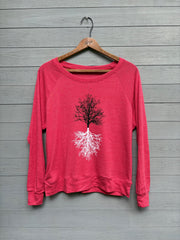 Shadow Tree Pullover: Lightweight Slouchy Shirt, Yoga + Hiking Top