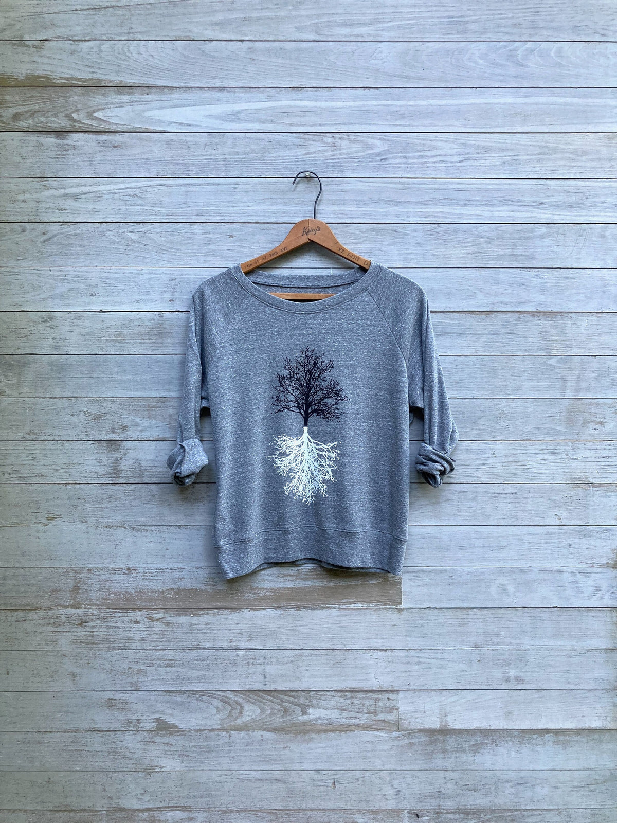 Shadow Tree Pullover: Lightweight Slouchy Shirt, Yoga + Hiking Top