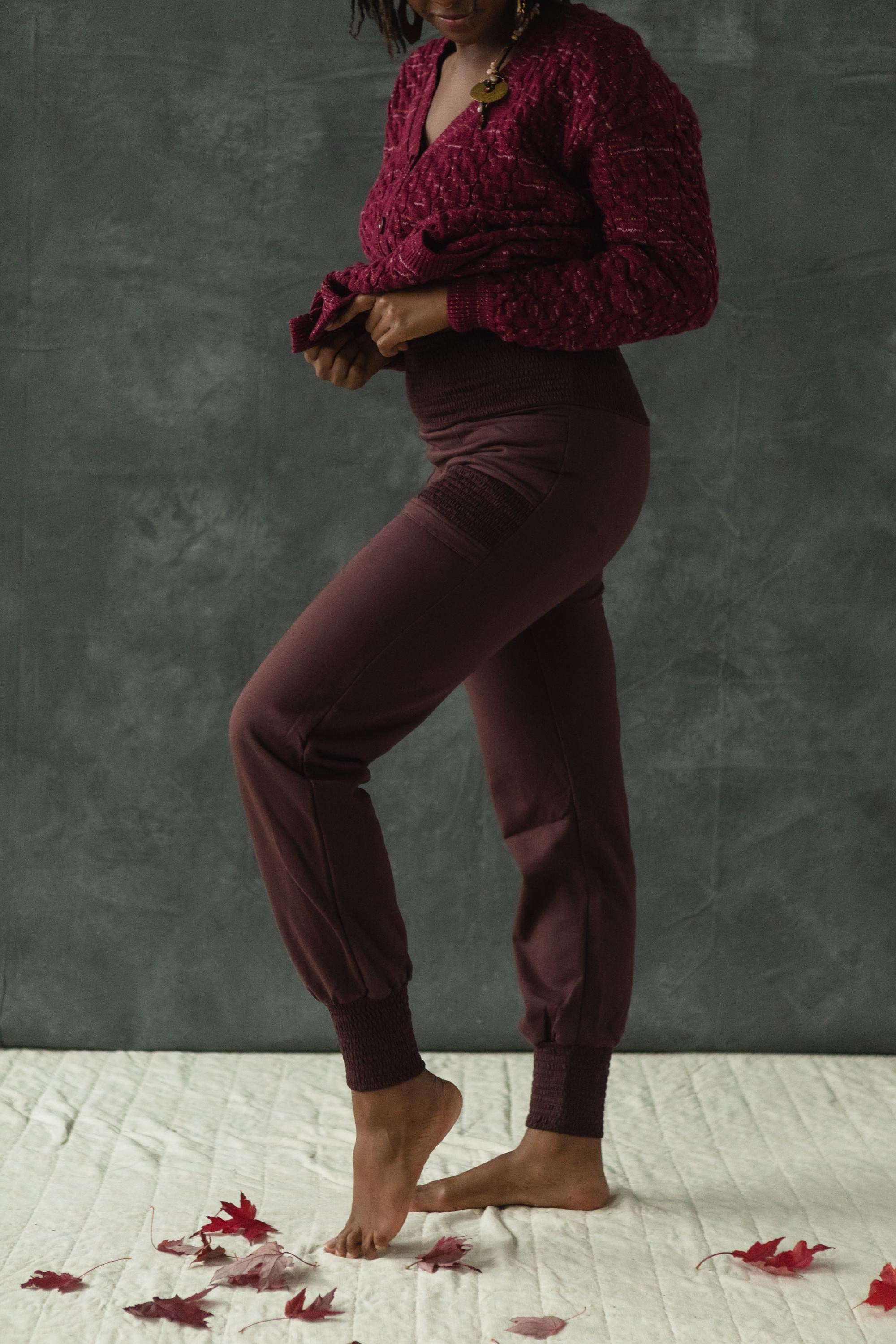 Cozy Joggers - organic cotton fleece pants with pockets - street style sweatpants