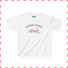 Good Luck Rabbit Baby Tee, Lucky Graphic Tee for Women, Retro Western Style Shirt, Cool Vintage Animal T Shirt, Running Bunny Tee