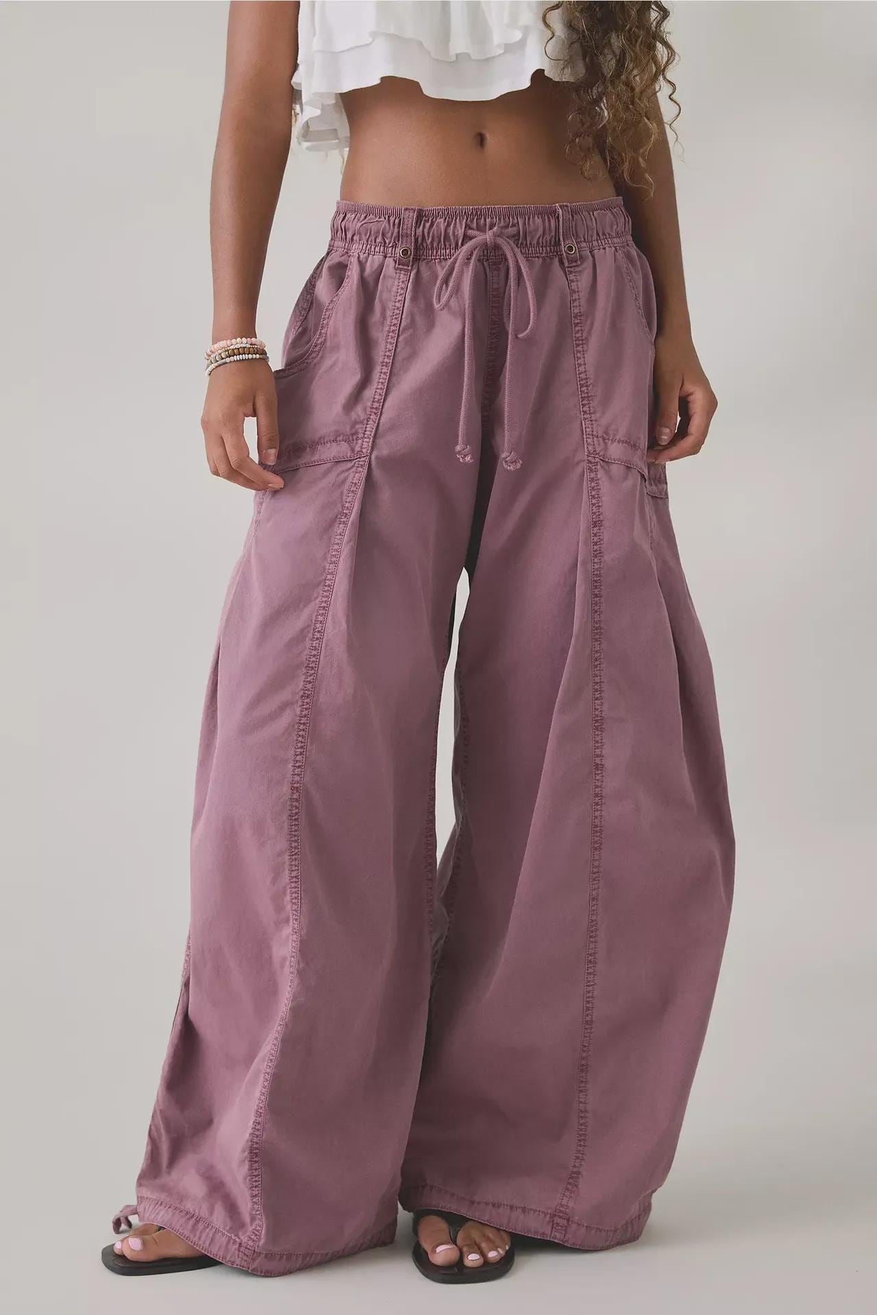 Street Hipster Loose Casual Working Pants, Baggy Utility Cargo Slacks, Trendy Urban Streetwear Trousers, Oversized Workwear Bottoms