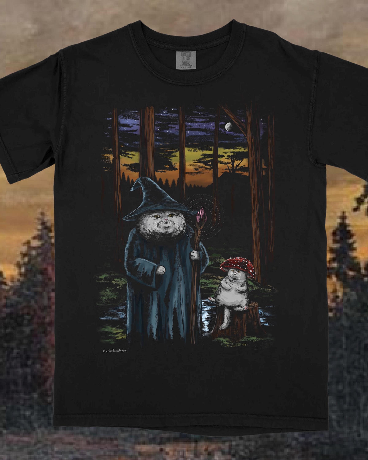 Black Comfort Colors T-shirt